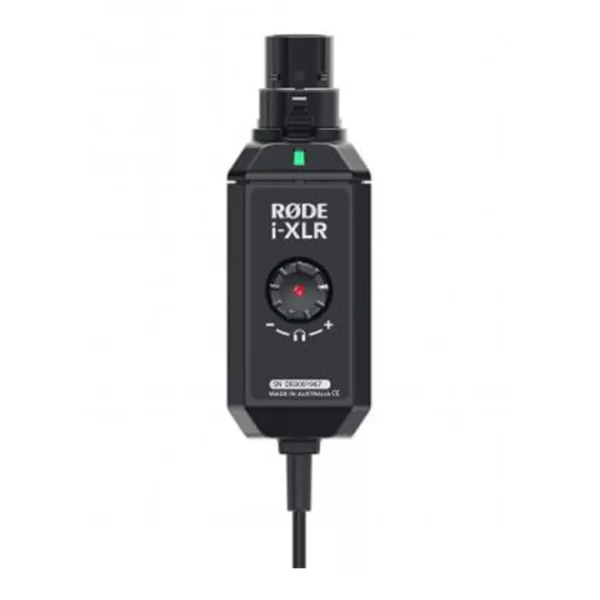 RODE i-XLR iOS ürünler için broadcast kalitesinde XLR-Dijital dönüştürücüLIGHTNING GİRİŞLİ iOS cihazlar ile uyumludur.