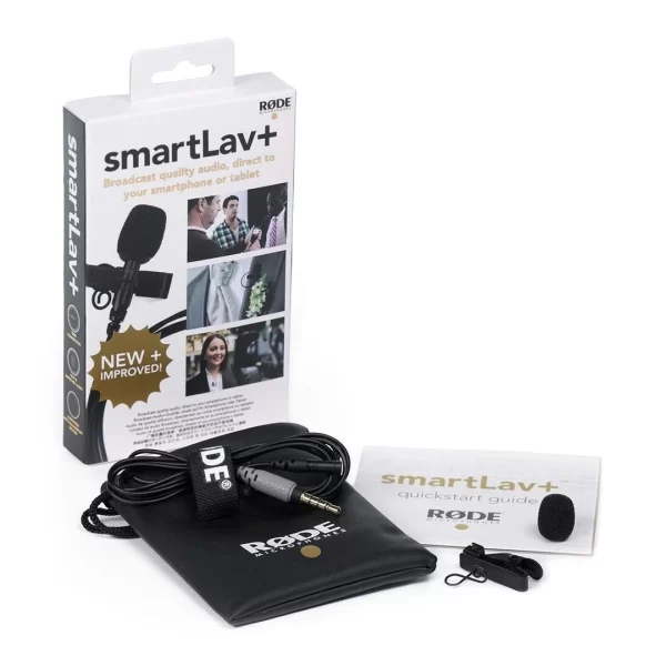 RODE smartLav+ Broadcast kalitesinde Kablolu Lavalier Mikrofon (iOS ve Android)