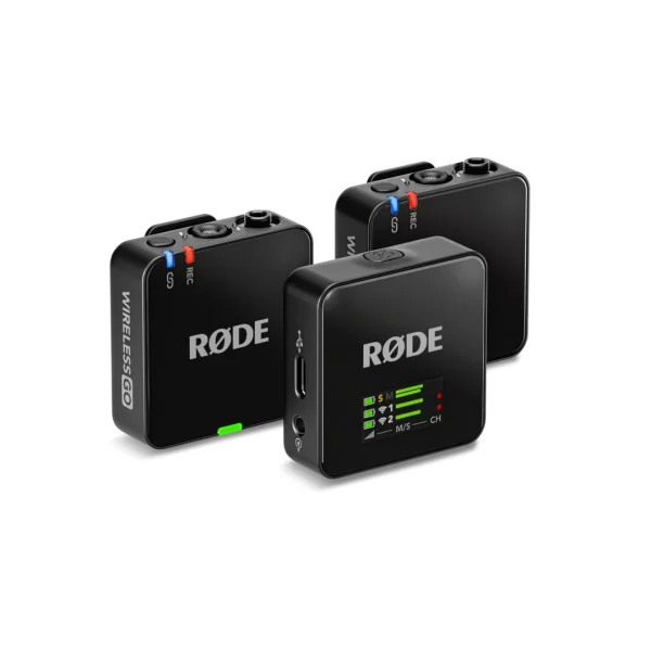 RODE Wireless GO (Gen 3) 3.Nesil, İki vericili, 32-bit kayıt özellikli kablosuz mikrofon seti
