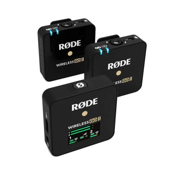RODE Wireless GO II 2 Kanal Kompakt Kablosuz Mikrofon ve Kayıt Sistemi