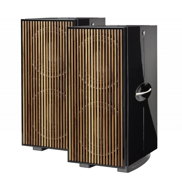 REL 212 Black Label Subwoofer siyah Grill ile gelir