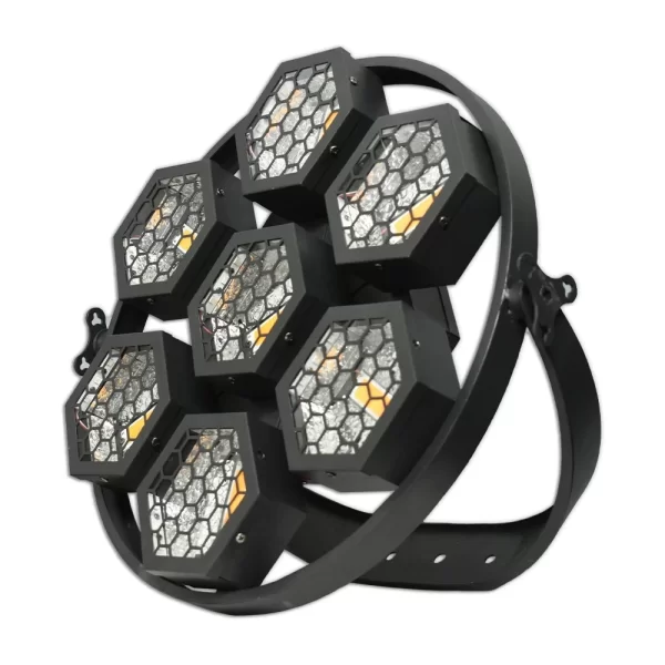 RETRO 7.350 Led Işık 7 gözlü 350W | Boyama | Strobe | Efekt | Gece Klübü | Disko | Sahne Show