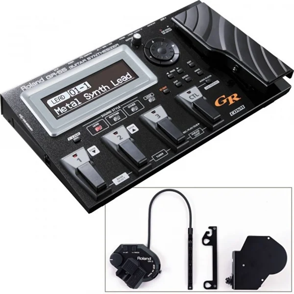 ROLAND GR-55GK-BK Gitar Synthesizer - GK3 Manyetik Setli