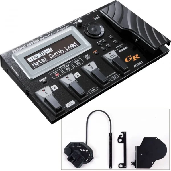 ROLAND GR-55GK-BK Gitar Synthesizer - GK3 Manyetik Setli