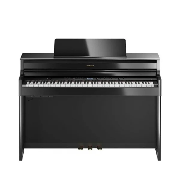 ROLAND HP704-PE Parlak Siyah Dijital Piyano (Tabure& Kulaklık Hediyeli)