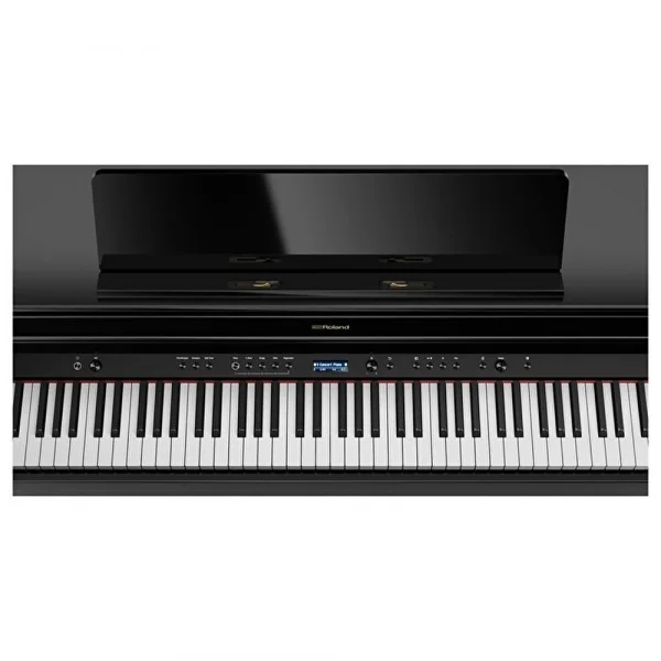ROLAND HP704-PE Parlak Siyah Dijital Piyano (Tabure& Kulaklık Hediyeli)