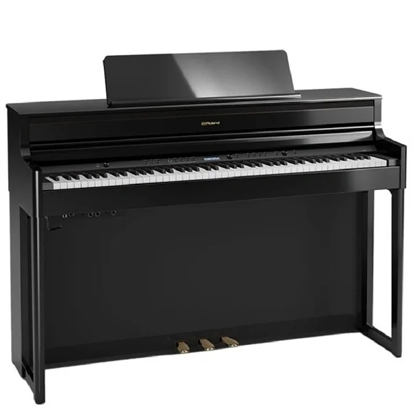 ROLAND HP704-PE Parlak Siyah Dijital Piyano (Tabure& Kulaklık Hediyeli)