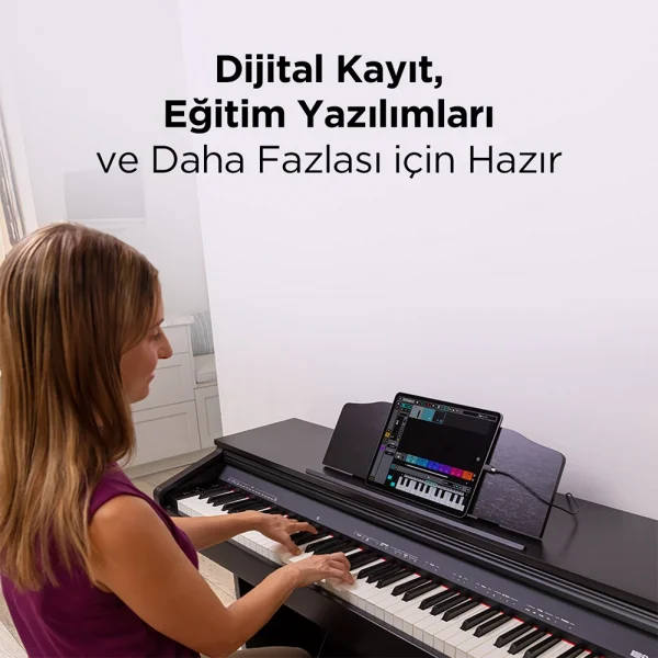 ROLAND RP30-CRL Gülağacı Dijital Duvar Piyanosu (Tabure & Kulaklık Hediyeli)