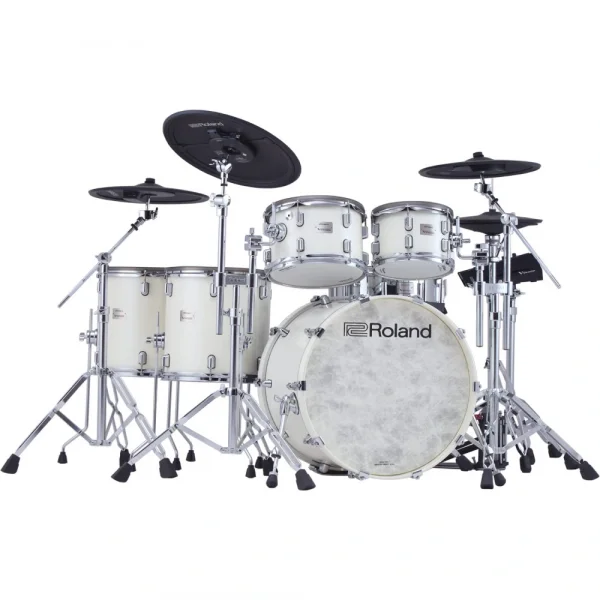 ROLAND VAD716 V-Drums Acoustic Design Pearl White Elektronik Davul Seti