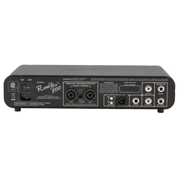 RUMBLE 800 HD 230V EU Bas Kafa Amfi