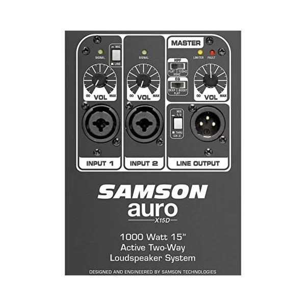 SAMSON Auro X15D 1000 Watt 2-Yollu Aktif Kabin