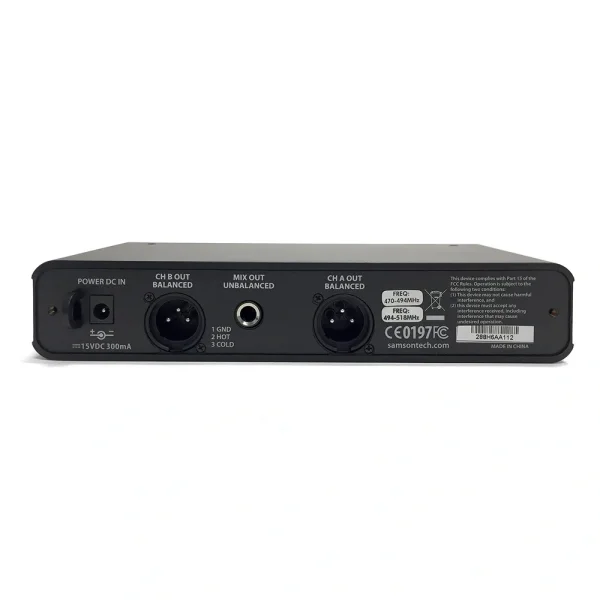SAMSON SWC288PRES-I CR288 2 Kanal UHF Telsiz Yaka ve Headset Mikrofon Sistemi(518-566MHz)