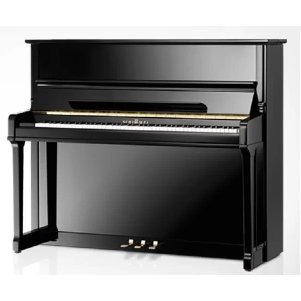 SCHIMMEL K 125 Tradition Parlak Siyah Duvar Piyanosu