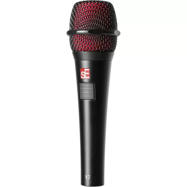 sE Electronics V7 PTT Supercardioid Talkback Dynamic Handheld Vokal Mikrofonu (Siyah)