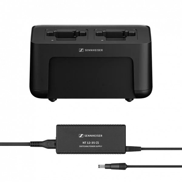 Sennheiser CHG 70N-C + PSU KIT Ağ Şebekeli Çift Yuvalı Şarj İstasyonu for EW-DX SKM, SK or BA 70