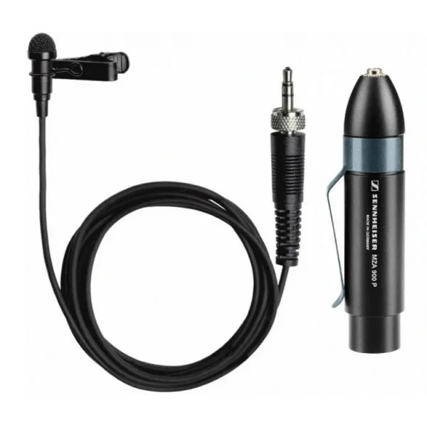 Sennheiser Kablolu Yaka Mikrofonu, XLR bağlantılı ME 4 + MZA 900P