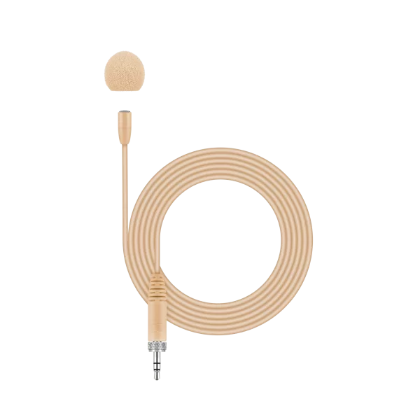 Sennheiser MKE ESSENTIAL OMNI-BEIGE Headset Mikrofon for 1.6m cable for XS Wireless and evolution wireless