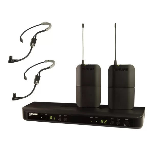 SHURE BLX188E/SM35 Dual Headset Wireless Microphone Set