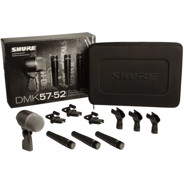 Shure DMK57-52 Davul Mikrofon Seti 3x SM57 / 1x Beta 52A