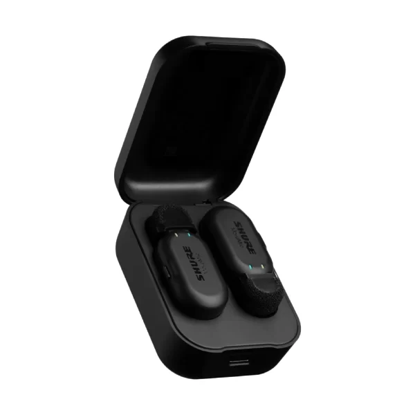 SHURE MoveMic Two Receiver Kit İki kanal Kablosuz Yaka Mikrofonu(Alıcı Dahil)