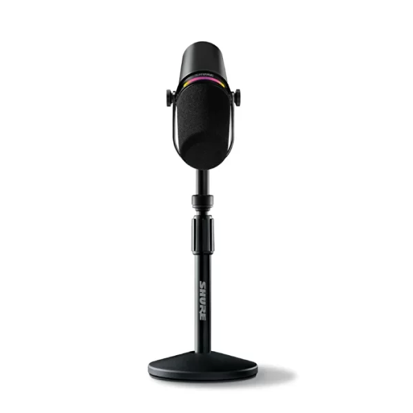 Shure MV7+ BUNDLE |XLR/USB Podcast Yayın Mikrofonu ve stand (K-Black)