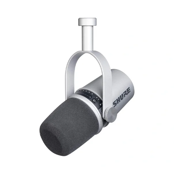 Shure Mv7+ S | XLR/USB Podcast Mikrofonu (Silver)