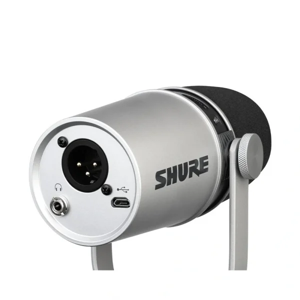 Shure Mv7+ S | XLR/USB Podcast Mikrofonu (Silver)