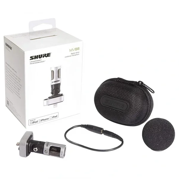SHURE MV88 USB-C Stereo Condenser Microphone
