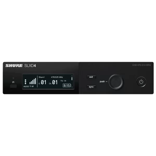 Shure SLXD4E Telsiz Mikrofon Alıcısı