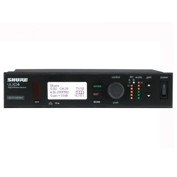 Shure ULXD4E Telsiz Mikrofon Alıcısı (Reciever)