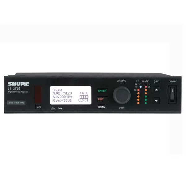 Shure ULXD4E Telsiz Mikrofon Alıcısı (Reciever)