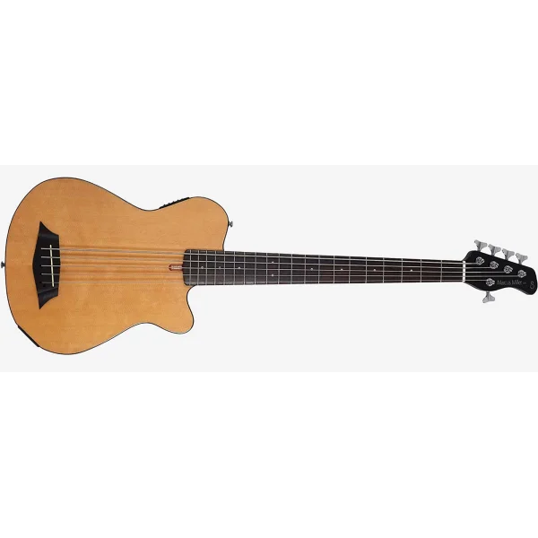 Sire Marcus Miller GB5 5 Telli Semi Acoustic Bas Gitar NT (Solid Body)