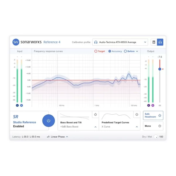 Sonarworks Reference 4 Headphone Edition Monoprice Bundle Reference 4 Kulaklık kalibrasyon yazılımı ve Monoprice Kulaklık kiti