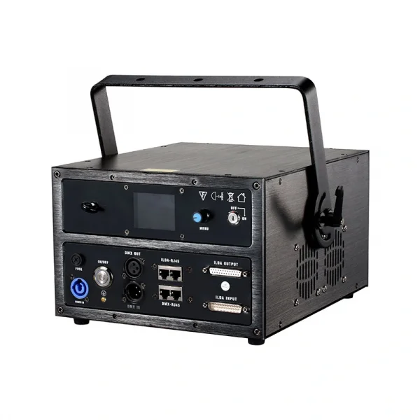 SPL RGB-246; 10W Renkli Lazer Işık | Kontrol Yöntemi : ILDA, DMX (Pangolin vb. arayüzler veya ışık mikseri, kontrolcüler hariçtir)