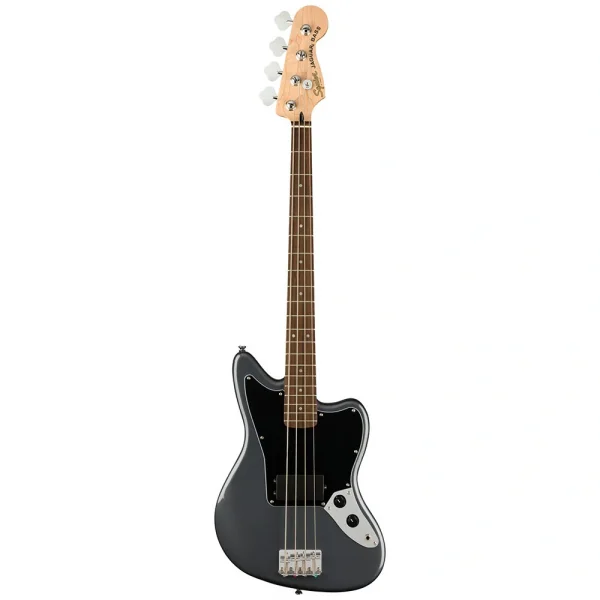Squier Affinity Jaguar Bass H Laurel Klavye Charcoal Frost Metallic Bas Gitar
