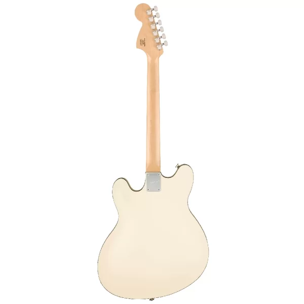 Squier Affinity Starcaster Deluxe Laurel Klavye Olympic White Elektro Gitar