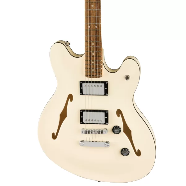 Squier Affinity Starcaster Deluxe Laurel Klavye Olympic White Elektro Gitar