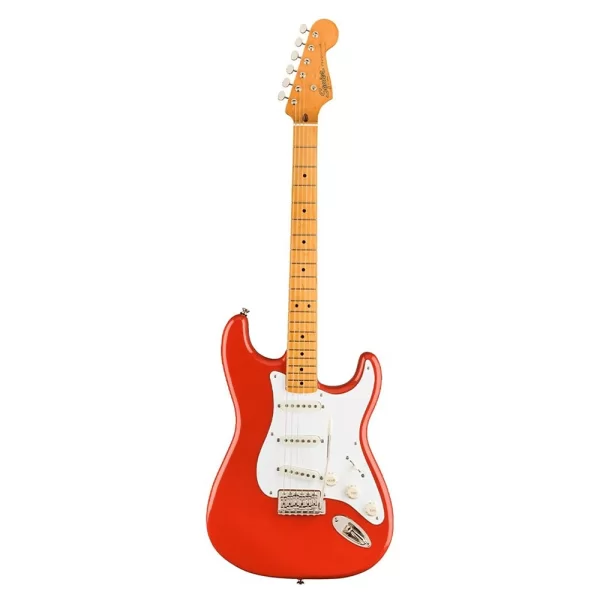 Squier Classic Vibe &#039;50s Stratocaster Akçaağaç Klavye Fiesta Red Elektro Gitar