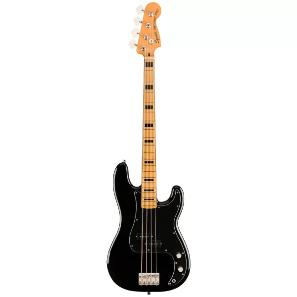 Squier Classic Vibe &#039;70s Precision Bass Akçaağaç Klavye Black Bas Gitar