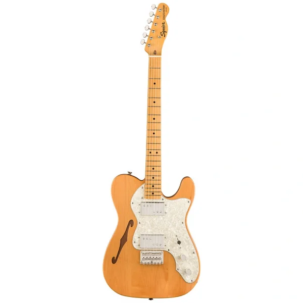 Squier Classic Vibe 70s Telecaster Thinline Akcaagac Klavye Natural Elektro Gitar