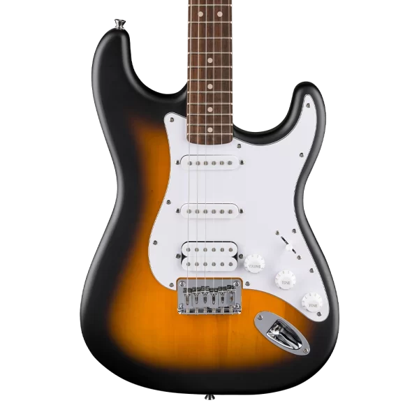 Squier Debut Stratocaster HSS Sabit Köprü Laurel Klavye 2 Ton Sunburst Elektro Gitar