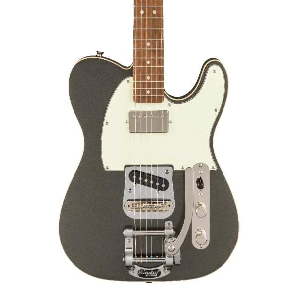 Squier Limited Edition Classic Vibe 60s Custom Telecaster SH with Bigsby Charcoal Frost Metallic Elektro Gitar