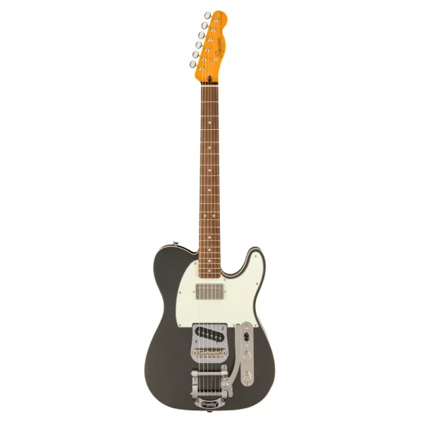 Squier Limited Edition Classic Vibe 60s Custom Telecaster SH with Bigsby Charcoal Frost Metallic Elektro Gitar