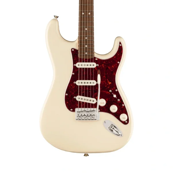 Squier Limited Edition Classic Vibe 60s Stratocaster Laurel Klavye Olympic White Elektro Gitar