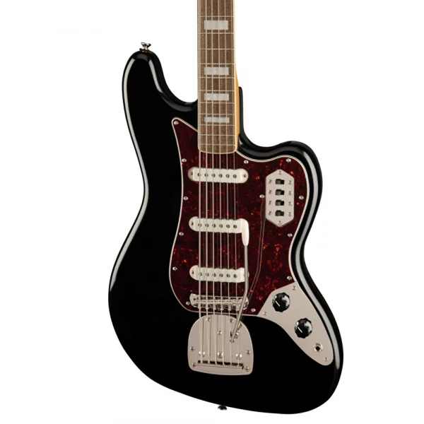 Squier Limited Edition Classic Vibe Bass VI Akçaağaç Klavye BPG MATH Black 6 Telli Bas Gitar
