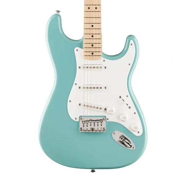 Squier Sonic Limited Edition Stratocaster Hard Tail Akçaağaç Klavye Tropical Turquoise Elektro Gitar