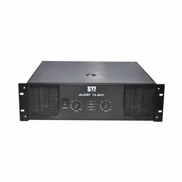 STI FA8001 2x3000W/4-ohm Power Amfi with crossover