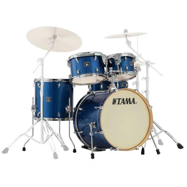 TAMA CK50RS-ISP - Superstar Classic Maple Indigo Sparkle 5 Parça (20B/10T/12T/14F/14S) Akustik Davul Seti