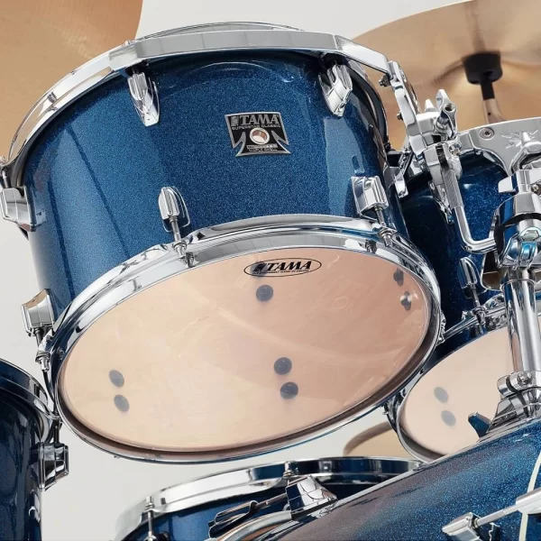 TAMA CK52KRS-ISP - Superstar Classic Maple Indigo Sparkle 5 Parça (22B/10T/12T/16F/14S) Akustik Davul Seti