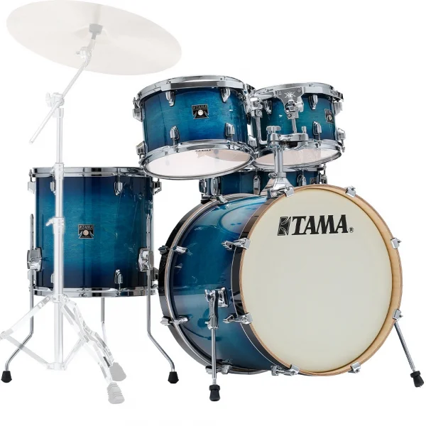 TAMA CL50RS-BAB Superstar Classic Blue Lacquer Burst 5 Parça (20B/10T/12T/14F/14S) Akustik Davul Seti